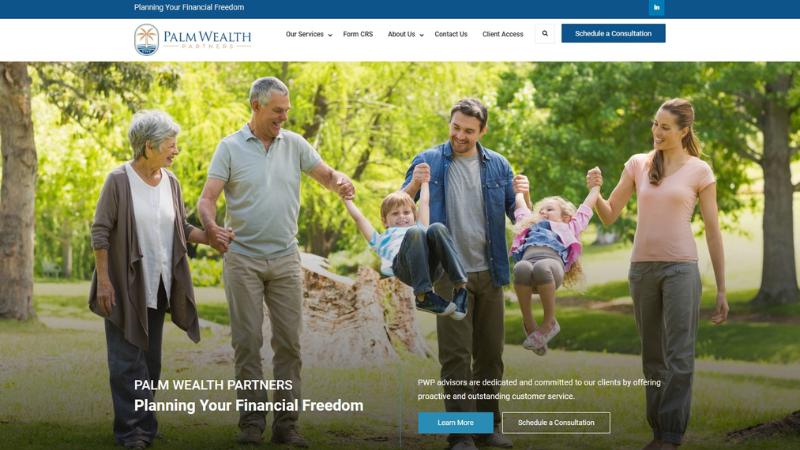 Financial Services website